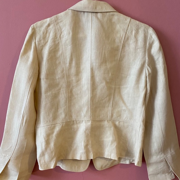 DKNY Linen Jacket Size 8 - Picture 7 of 10